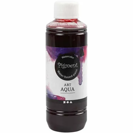 Nestemäinen vesiväri, punainen, 250 ml / 1 kpl.
