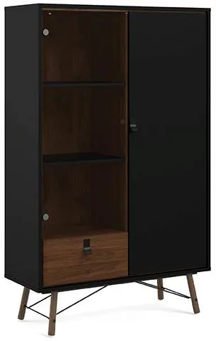 Tvilum Ry Vitrine 86008gmdj 1 ovi + 1 lasiovi + 1 laatikko